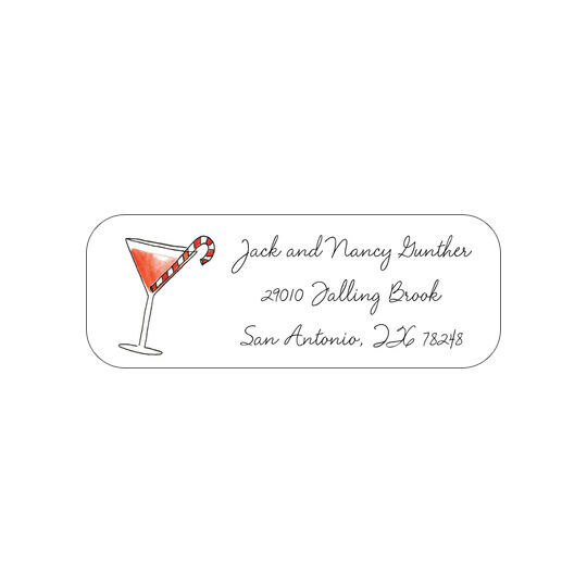 Holiday Cheer Return Address Labels